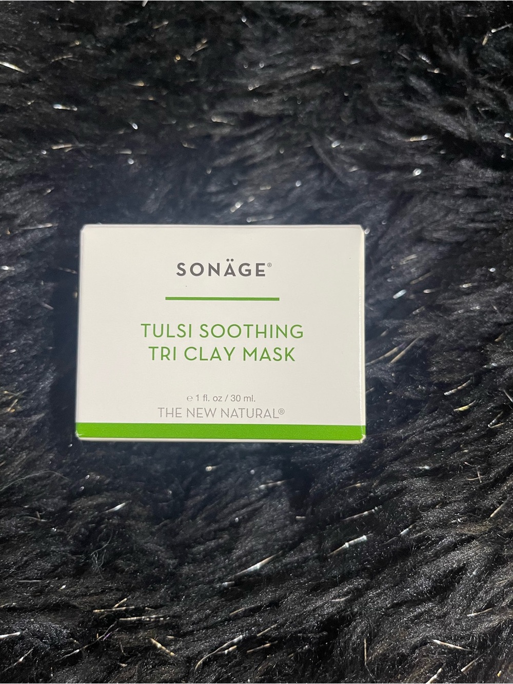 Sonäge Tulsi Soothing Tri Clay Mask — White & Green